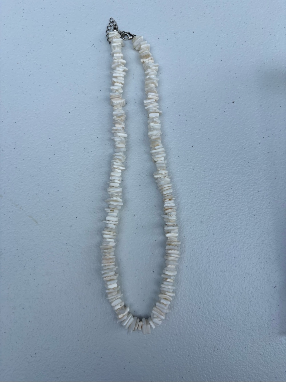 White Shell Chip Beaded Necklace - Women Jewelry